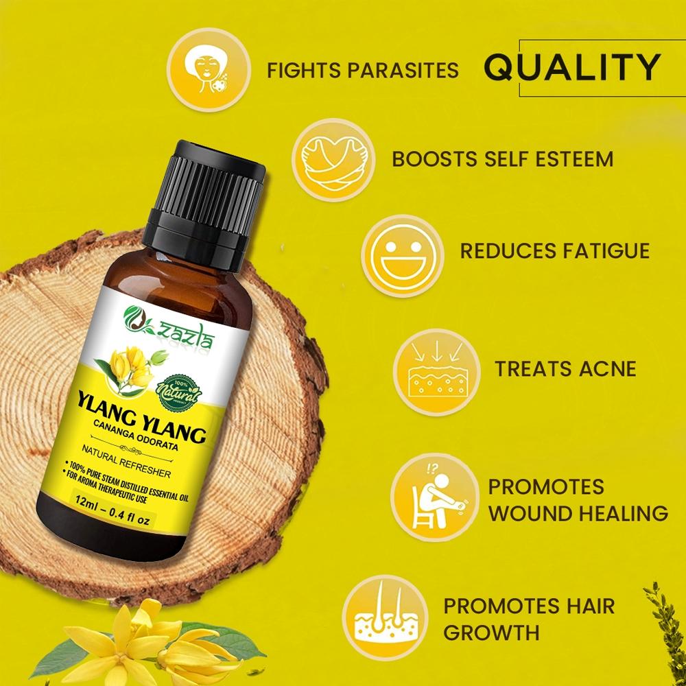 Ätherisches Ylang-Öl – 100 % rein und natürlich und unverdünnt von Zazla