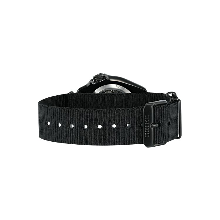 Seiko 5 Series Trendy Street Skateboard Solar Mechanical Movement Nylon Strap Watch Men watches Green SRPJ37K1