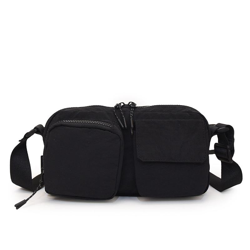 New multi-pocket messenger bag women's fashion casual camera bag men's lightweight sports shoulder bag