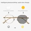 Trendy Intelligent Photochromic Sunglasses Women Men Outdoor Fashion Anti-blue Light Myopia Eyewear Unisex Classic UV Shades