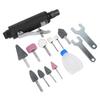 Pneumatic Die Grinder Kit 25000 RPM 90PSI Working Pressure 1/4 Inch Air Straight Die Grinder Set for Grinding Cutting Polishing