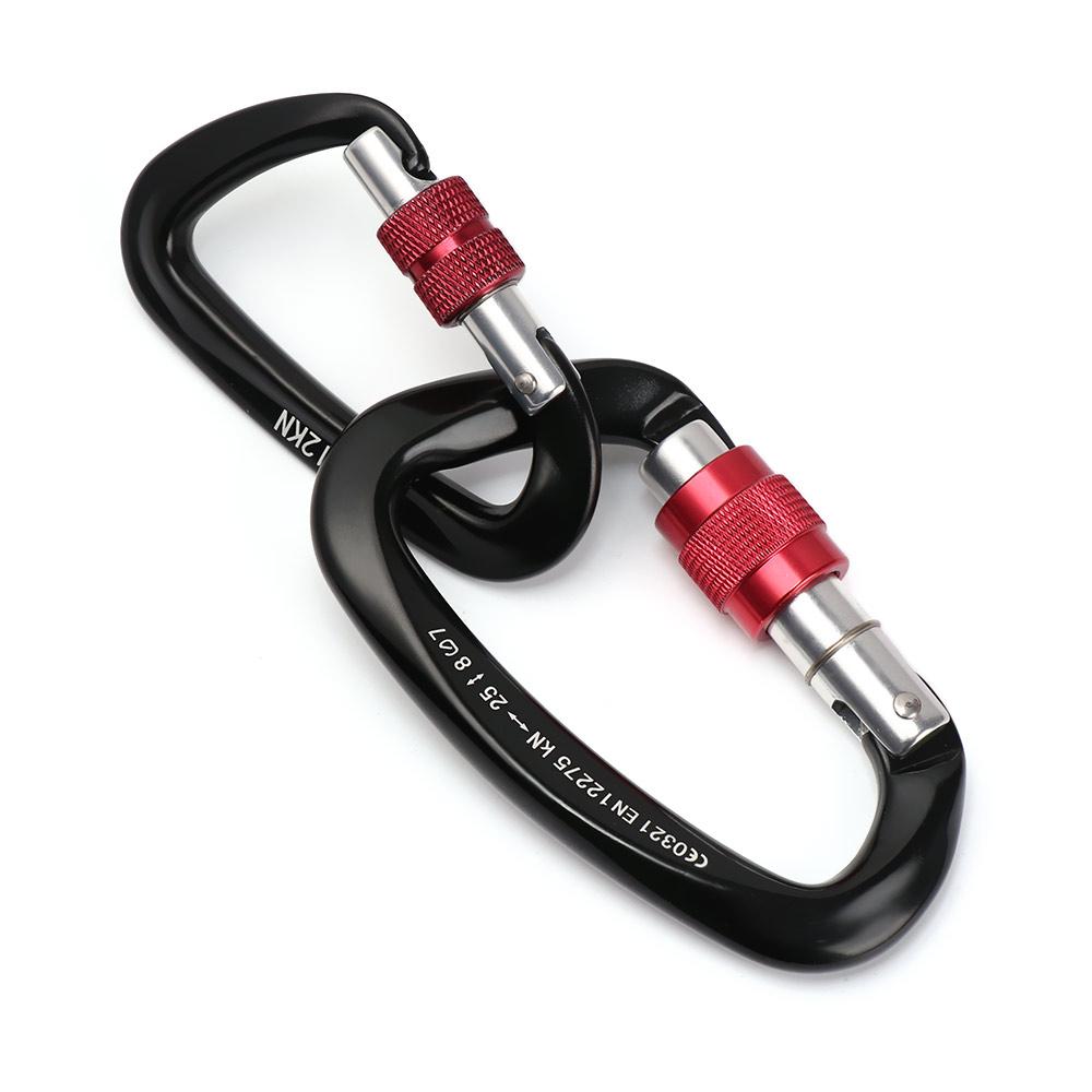 Bergsteigen Schutzausrüstung Sicherheit Master Lock Klettern Schlüsselhaken Professioneller Karabiner