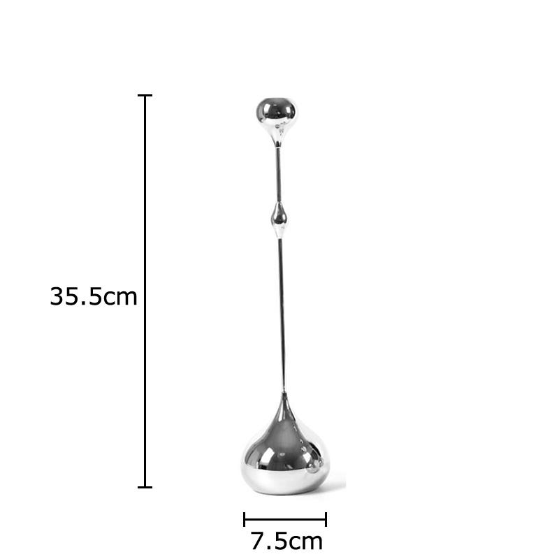 Minimalist Silver Candle Holder Alloy Candlestick Table Decoration Silver Romantic Candelabrum Wax Melt Burner Aroma Diffuser