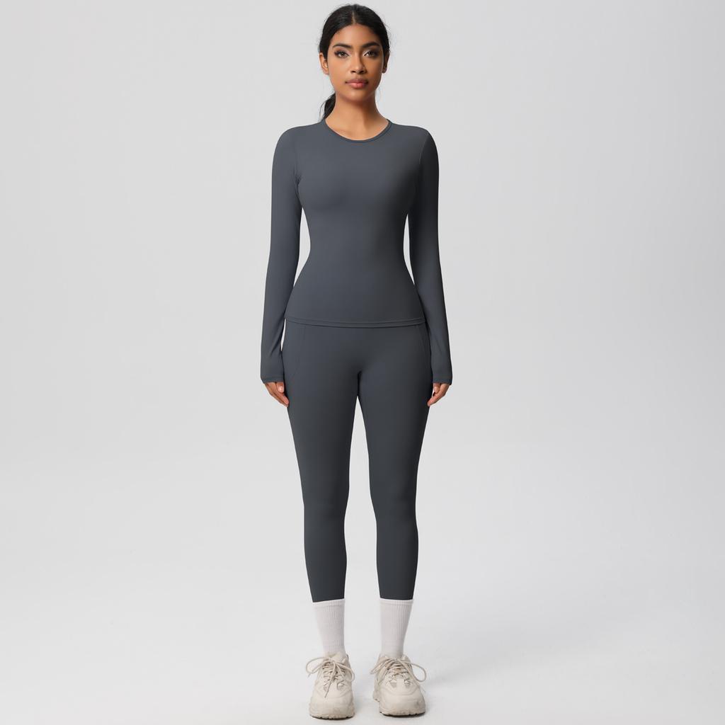 New Tight Yoga Suit Set, High Waist And Hip Lifting Yoga Set, Outdoor Running And Fitness Exercise Set, Two Piece Set For Women