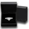 NEW 925 Silver Romantic Heart Bow Ring Delicate Shining Inlaid Design, Sweet Luxury Engagement Ring for Women Jewelry