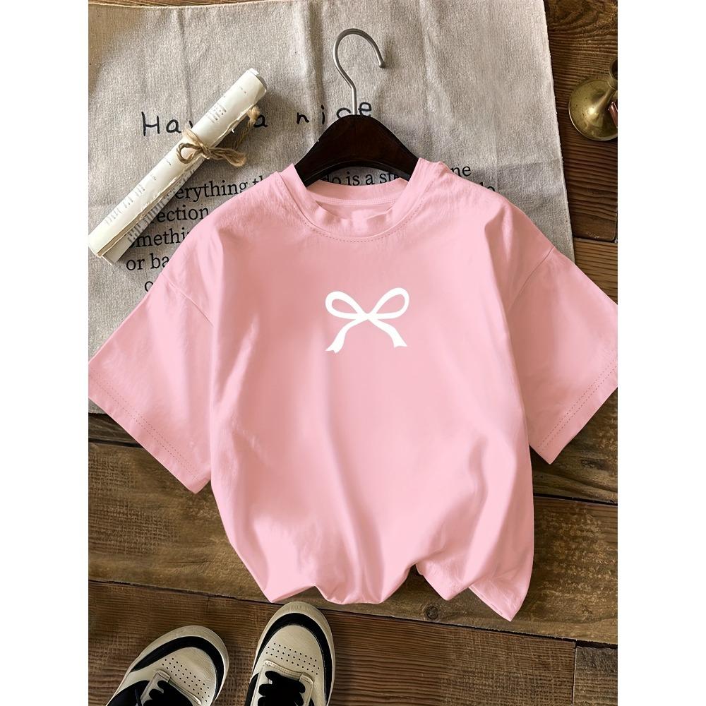 Women'S Casual Crew T-Shirt Sleeve Solid Color with White Length Summer Top Everyday Tshirt Casual Clothes