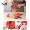 3Pcs Wear-resistant Jam Funnel Large Mouth Durable Folding Food Liquid Spice Oil Funnel