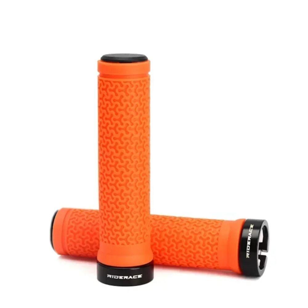 

Anti-slip Bicycle Handlebar Grips Rubber Bicycle Parts New Bike Handle Grip помаранчевий