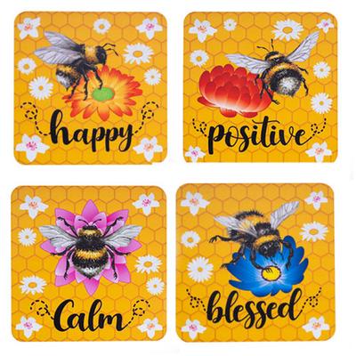 Underlägg Set 4st (10x10cm) (Bi)