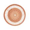 Nordic Styles Handwoven Rattan Flat Wall Basket Elegant Hanging Wall Decors Home Decoration Ornament for Modern Interior