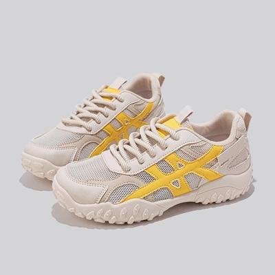 Hiking Shoes Women's New Summer Mesh Breathable Not Stuffy Feet Non-slip Wear-resistant Sports Shoes Outdoor Dad Shoes