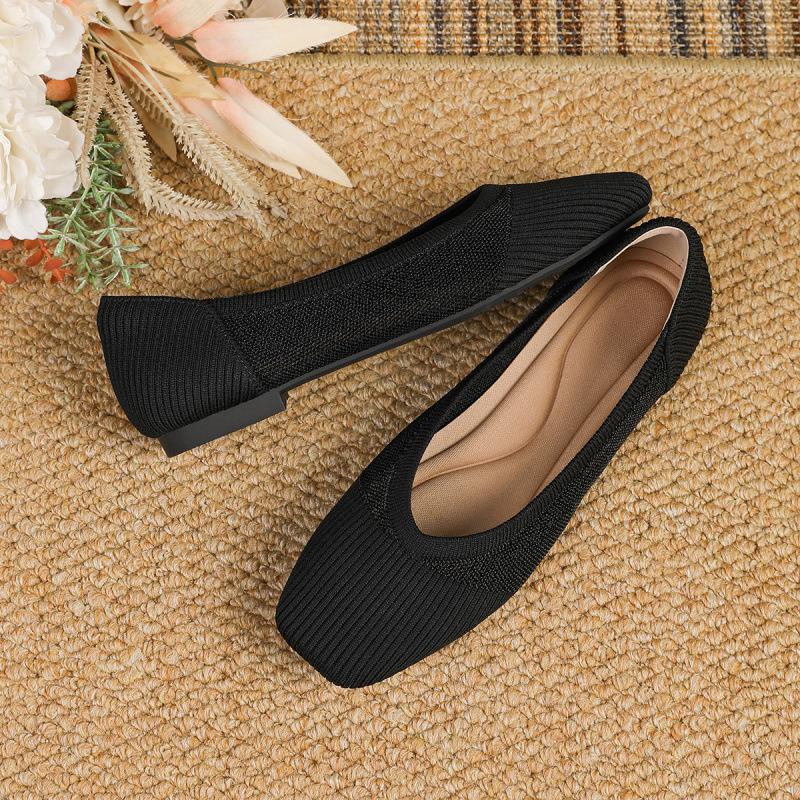 

Одинарная обувь женская вязаная плетеная обувь шелковая обувь бабушки летящая вязаная обувь рулончик с яйцом плоская большого размера шапочка обувь 34 чёрный