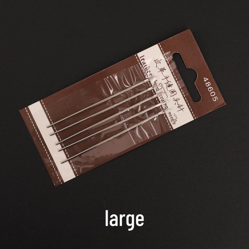 5-Piece French Leather Hand Sewing Needle Set for DIY Handmade Leather Goods