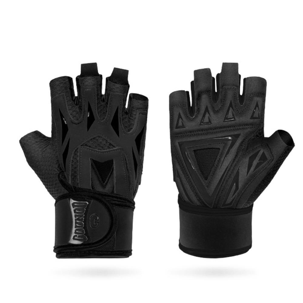 Wear-Resistant Fitness Cycling Gloves Anti-Slip Half Finger Cycling Gloves  Outdoor Sport