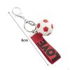 Creative Soccer Keychain Alloy Sport Key Chains for Men Women Boys Girls Wallet Backpack Bag Charms
