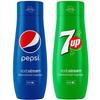 Conjunto de 2 concentrados SodaStream Pepsi+7UP
