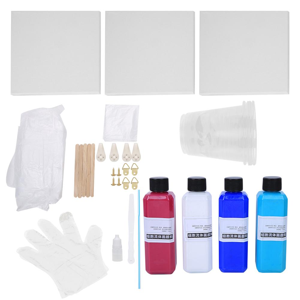 

Fluid Paint Painting Pigment Children DIY Toys Fluid Drawing Pigment Art SuppliesType C