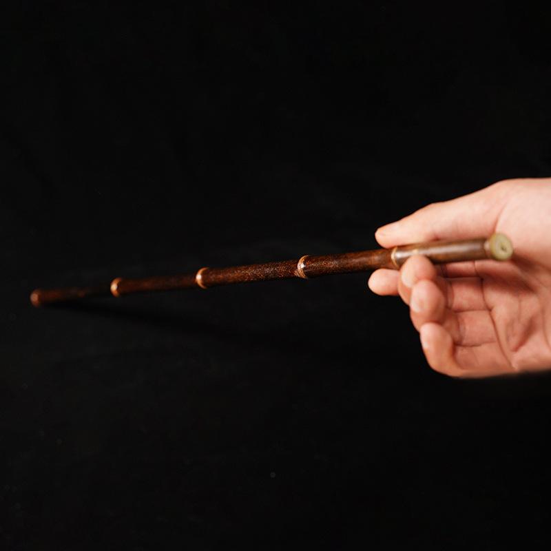 Purple Bamboo Hand-Hitting Cane Stick for Household Use