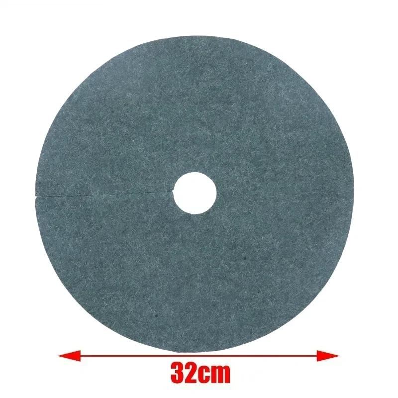 Weed Control Tree Mulch Ring Non-Woven Fabric Uv Resistant Garden Plant Protector Barrier Mat Effective Root Shield Weed Control