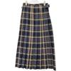 O’Neil of Dublin IR-015 Brown X Black Check Wool Wrap Skirt Skirt US8 Brown / BlackUsed