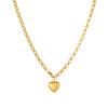 316L Stainless Steel Love Heart Pendant Necklace For Women Girl Trendy Fashion New Collarbone Chain Jewelry Party Gift