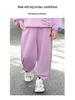 Plus Size Loose Fit Pants for Girls 8-15 Years, Spring/Autumn, Sports Casual Long Pants