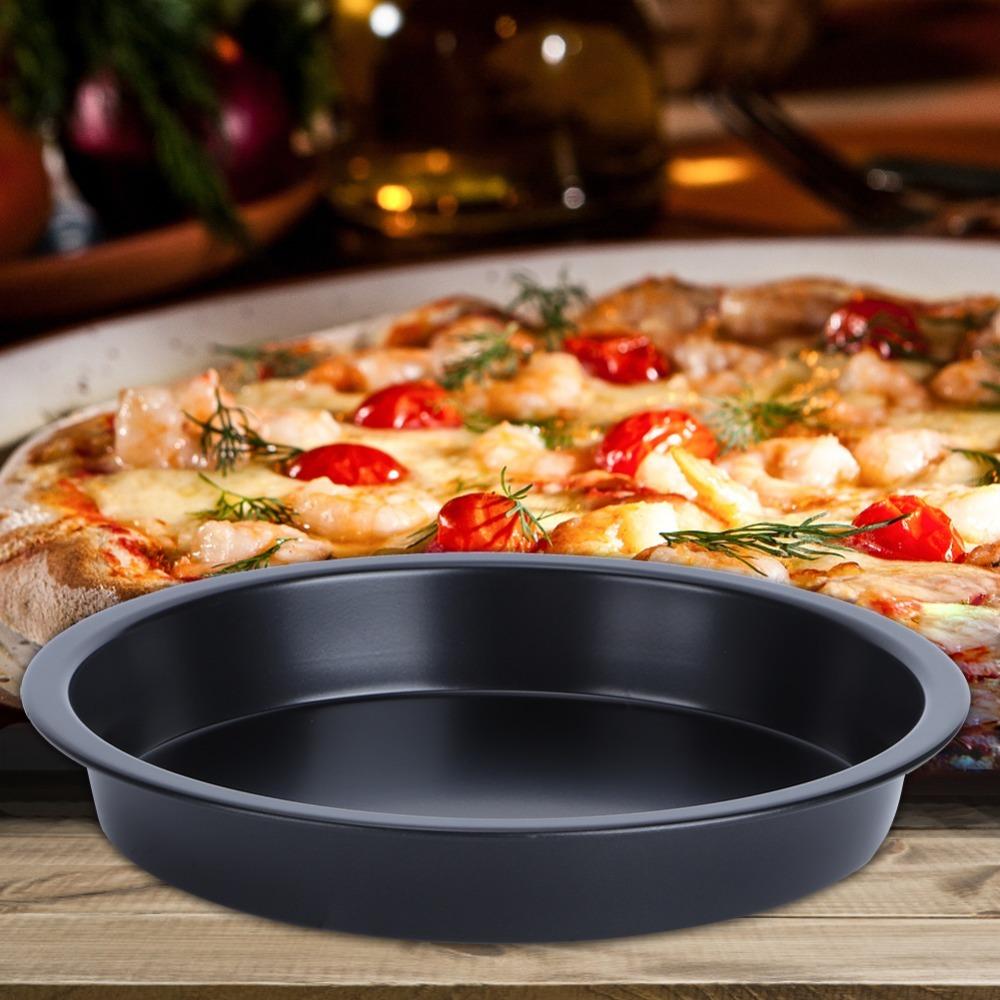 Carbon Steel Pizza Pan Round Cake Pan New Cake Mold  Baking Pizza Cake
