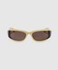 Lukadiseu Lk36 Aero Beige Curved Sunglasses