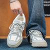 Herren Casual Board Schuhe, Modische und Atmungsaktive Sport- und Freizeitschuhe, Rutschfeste und Abriebfeste Schuhe mit Mesh-Obermaterial