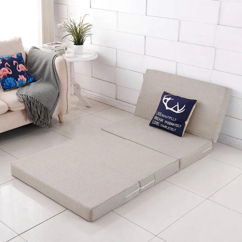 Memory Single Foam Folding Mattress Foldable Tatami Yoga Mat for Floor Sleeping School Office Lunch Break Mattresses Portable