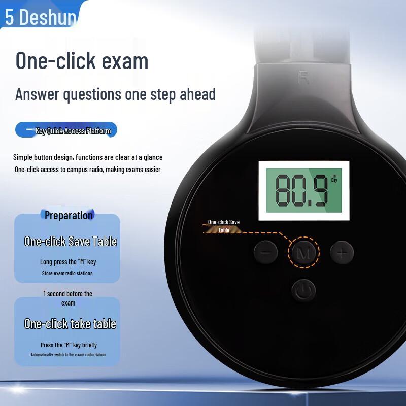 

DESHUN FM Radio Over-Ear Headphones