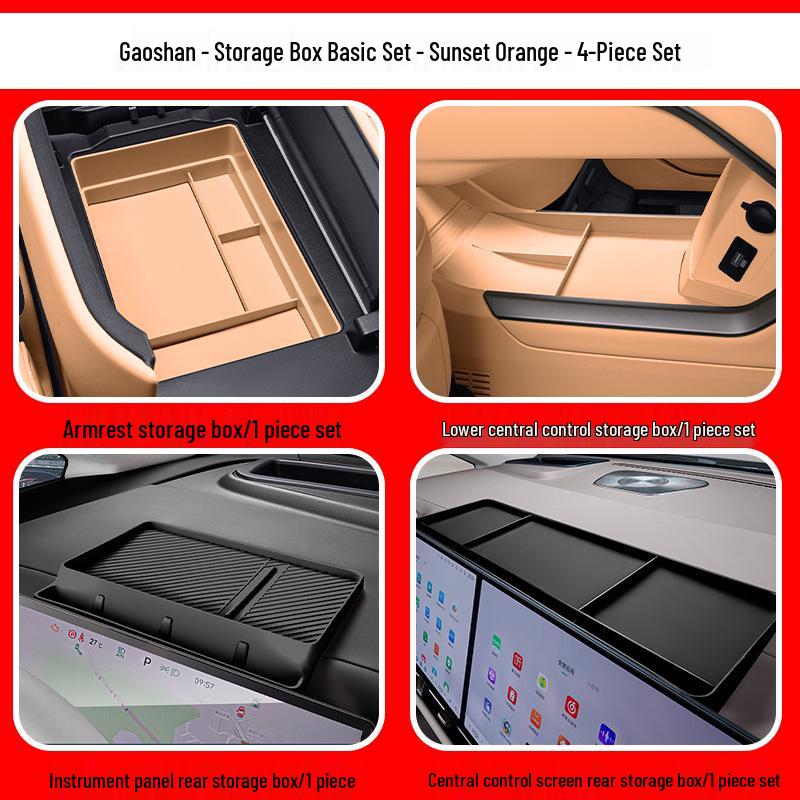 Wey Gaoshan 7/8/9 Instrument Screen Silicone Storage Box for Car Interior