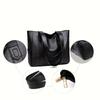 Women's Large Capacity Tote Bag, Trendy Chic Versatile Commuter Handbag, Fashi Shoulder Purse for Daily Use