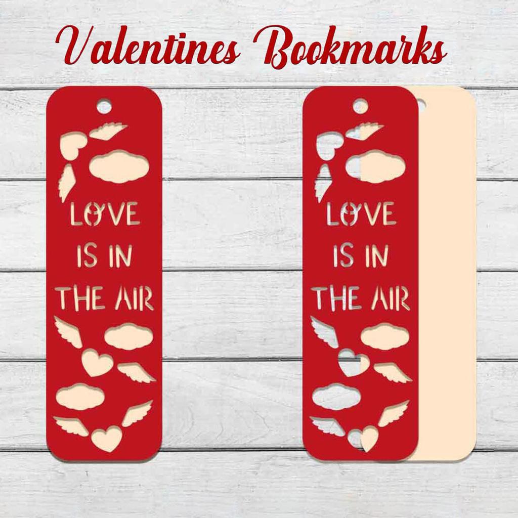 Bookmarks, Wooden Labels, Couple Gifts Valentine's Day Bookmark