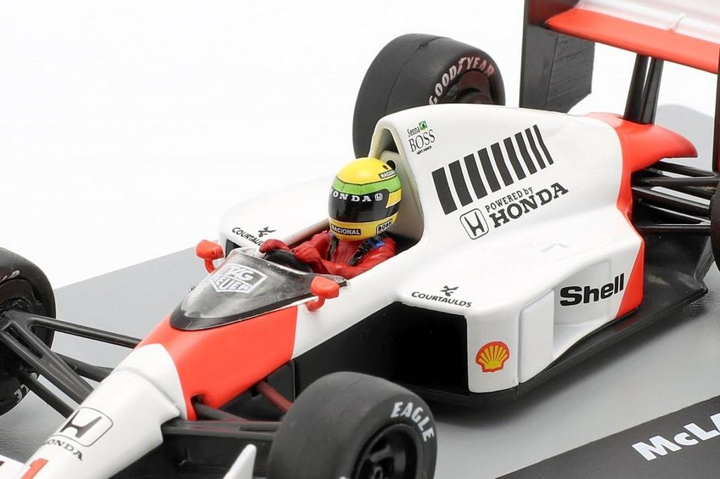 Altaia 1/43 McLaren Honda F1 MP4/5 1989 Großer Preis von Deutschland Ayrton Senna AYRTON SENA ALTAYA Diecast Miniaturauto