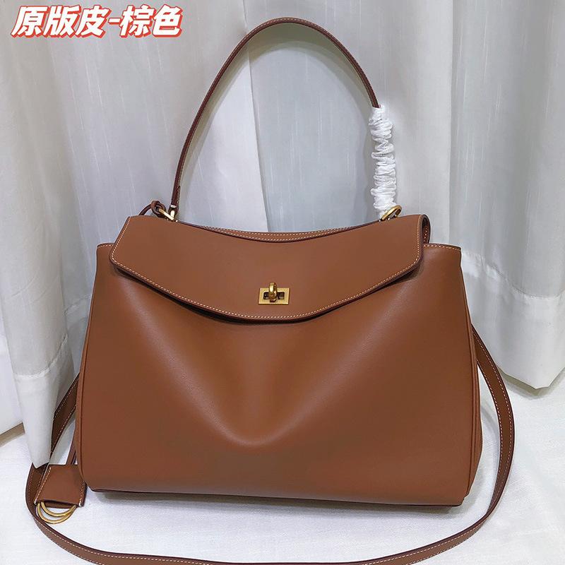 New B-home Rodeobag Leather High-end Handbag Buckle Commuting Armpit Bag Women's Bag