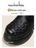 Women's Genuine Leather Platform Ankle Boots - Plush, Lightweight, Martin Style for Fall/Winter