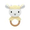 Baby Toy Collection Of Knitted Animal Rattles With Soft Plush Fabric For Infant Sensory Stimulation