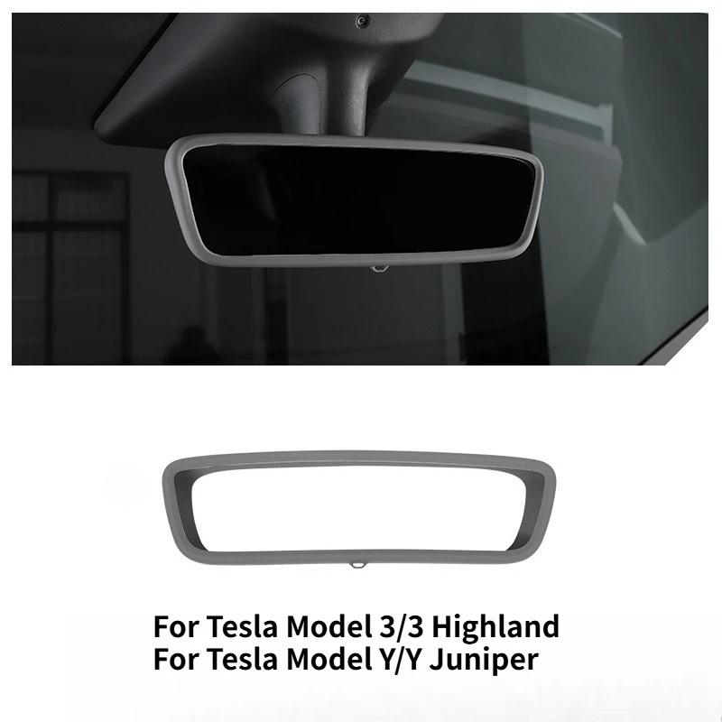 For Tesla Model 3 Highland 2024 Model Y Juniper 2025 Silicone Screen Frame Display Edge Protector Central Control Accessores