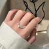 Minimalist V Wave Design Open Rings For Women Vintage Fashion New Jewelry Gift Party Daily Wholesale Anillos