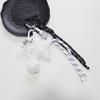Bag Charm PU Leather Five Pointed Star Bag Pendant Woven Rope -Lost Leather Star Girl Sporty 