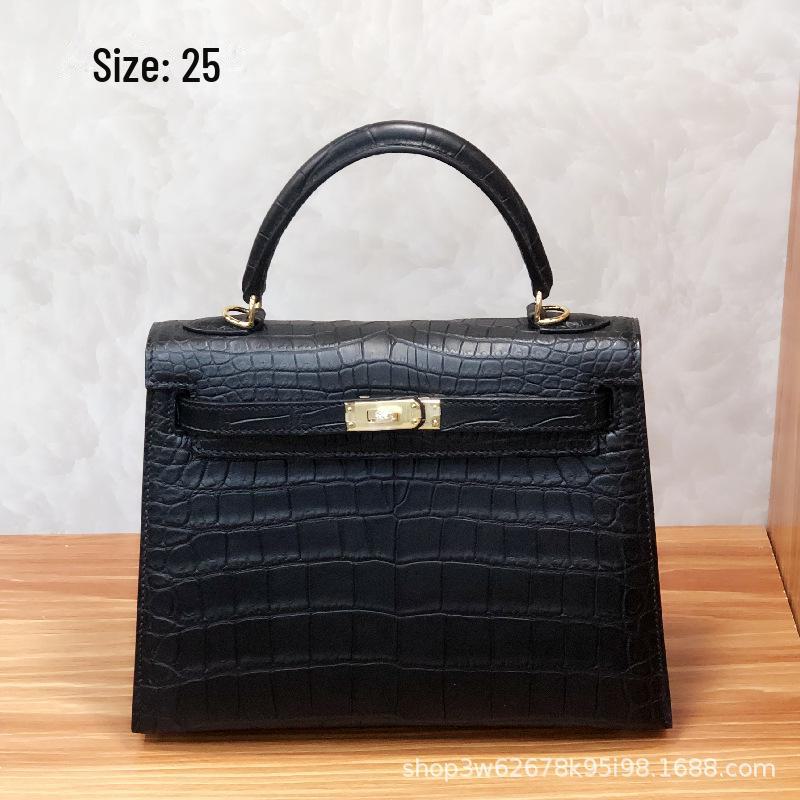 

Сумка через плечо из натуральной крокодиловой кожи для женщин - стильная женская сумка