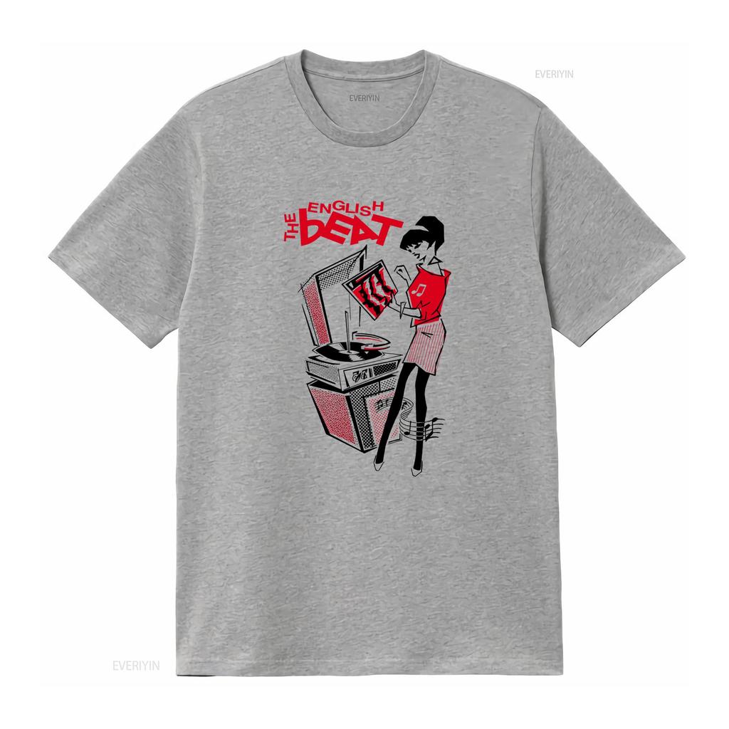 The English Beat Rude Girl 2 Tone Ska Cool T Shirt for Music Lovers P69 vintage Washed Soft Top For Everyday Wear graphic