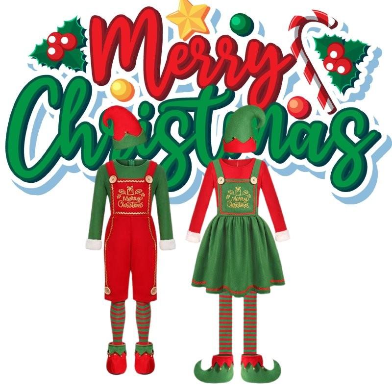 Costume Christmas Fancy Dress Adults Elf Outfits Role Playing Xmas Suits Cosplay