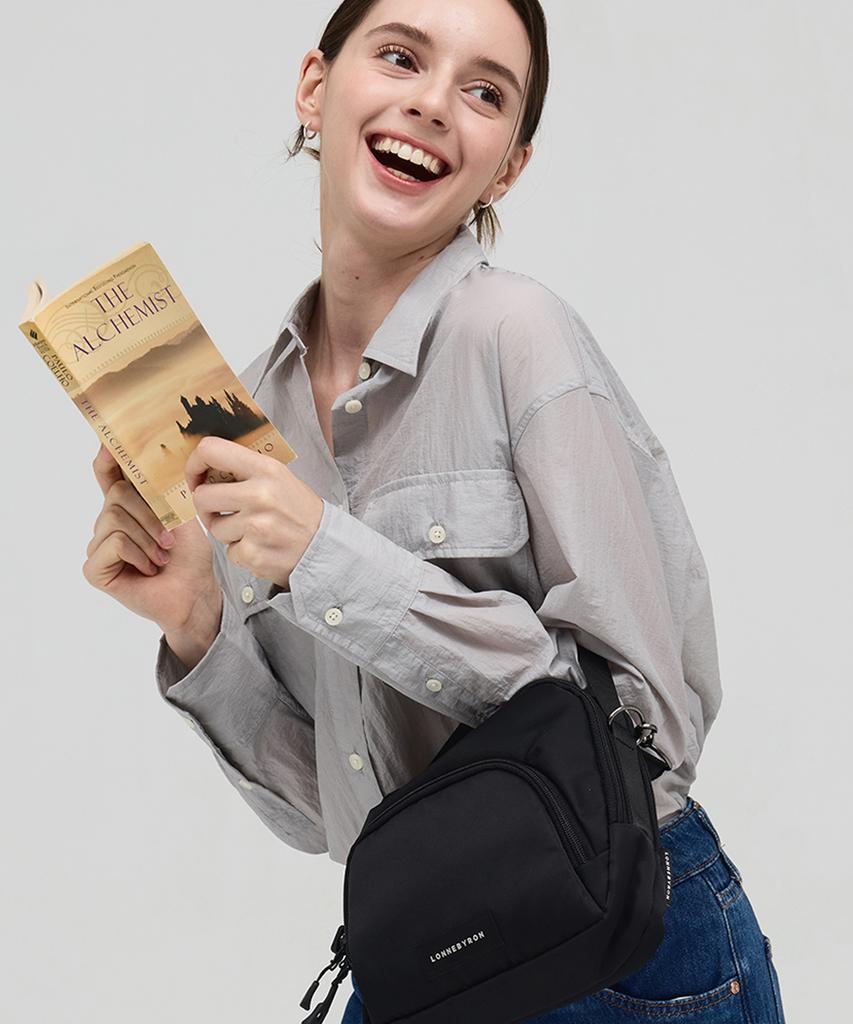 Lonnebyron Yaki Bag Book Note Crossbody Bag