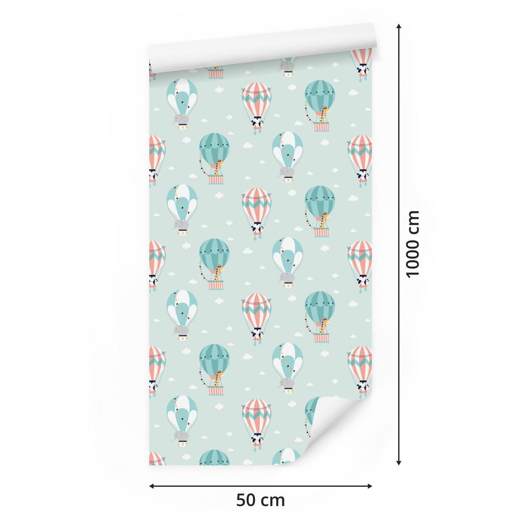 Balloons wallpaper for living room and bedroom 50x1000