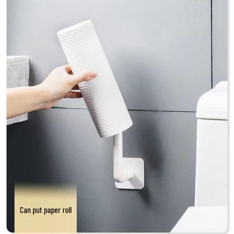 Traceless L-Shaped Adhesive Hook for Clothes & Kitchen - Strong, No-Punch, Multi-Functional
