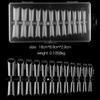 240 Ultra-Thin Matte Almond Nail Tips, Filing-Free, Seamless, Full/Half Use Stickers