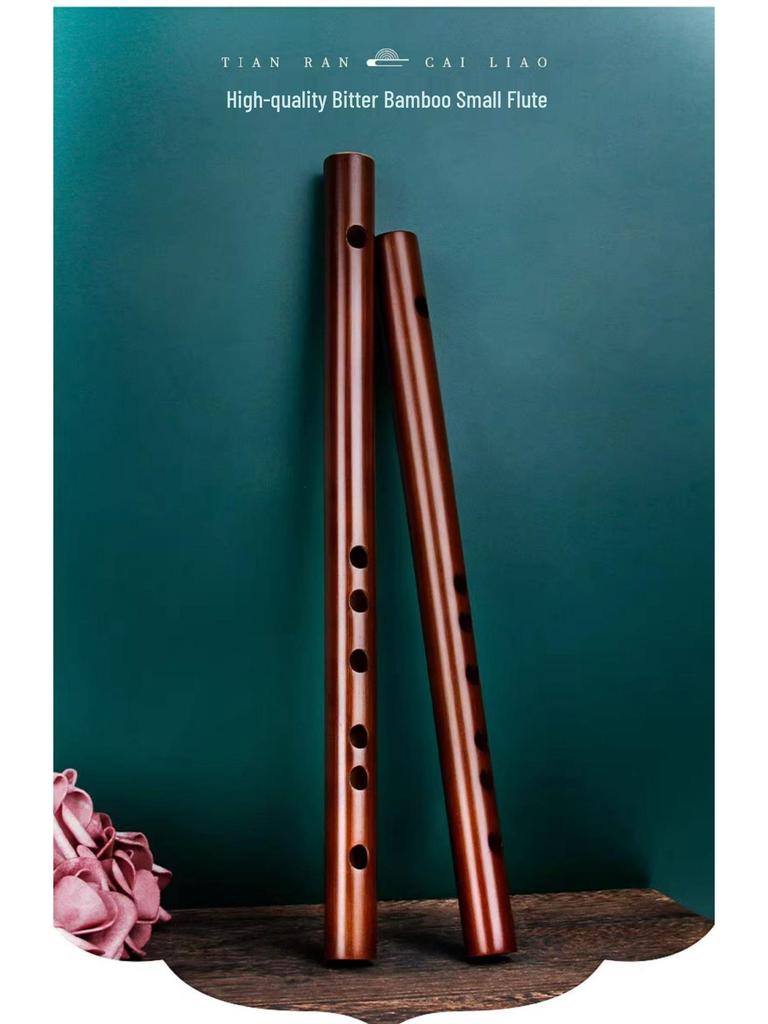 Piccolo Bambusflöte für Anfänger - Mini Antiker Stil Kinderinstrument