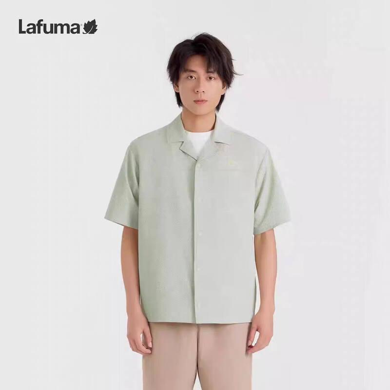 LAFUMA Men s Seersucker Short-Sleeve Outdoor Shirt LMSH6BS95 48